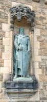 218 Edinburgh Castle. King Robert The Bruce