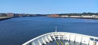 301 Auf der Fähre KingsSeaways, Ausfahrt auf dem Tyne