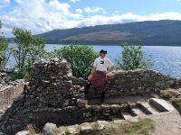 Urquhardt Castle am Loch Ness 