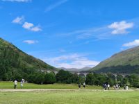Blick zum Glenfinnan Viadukt