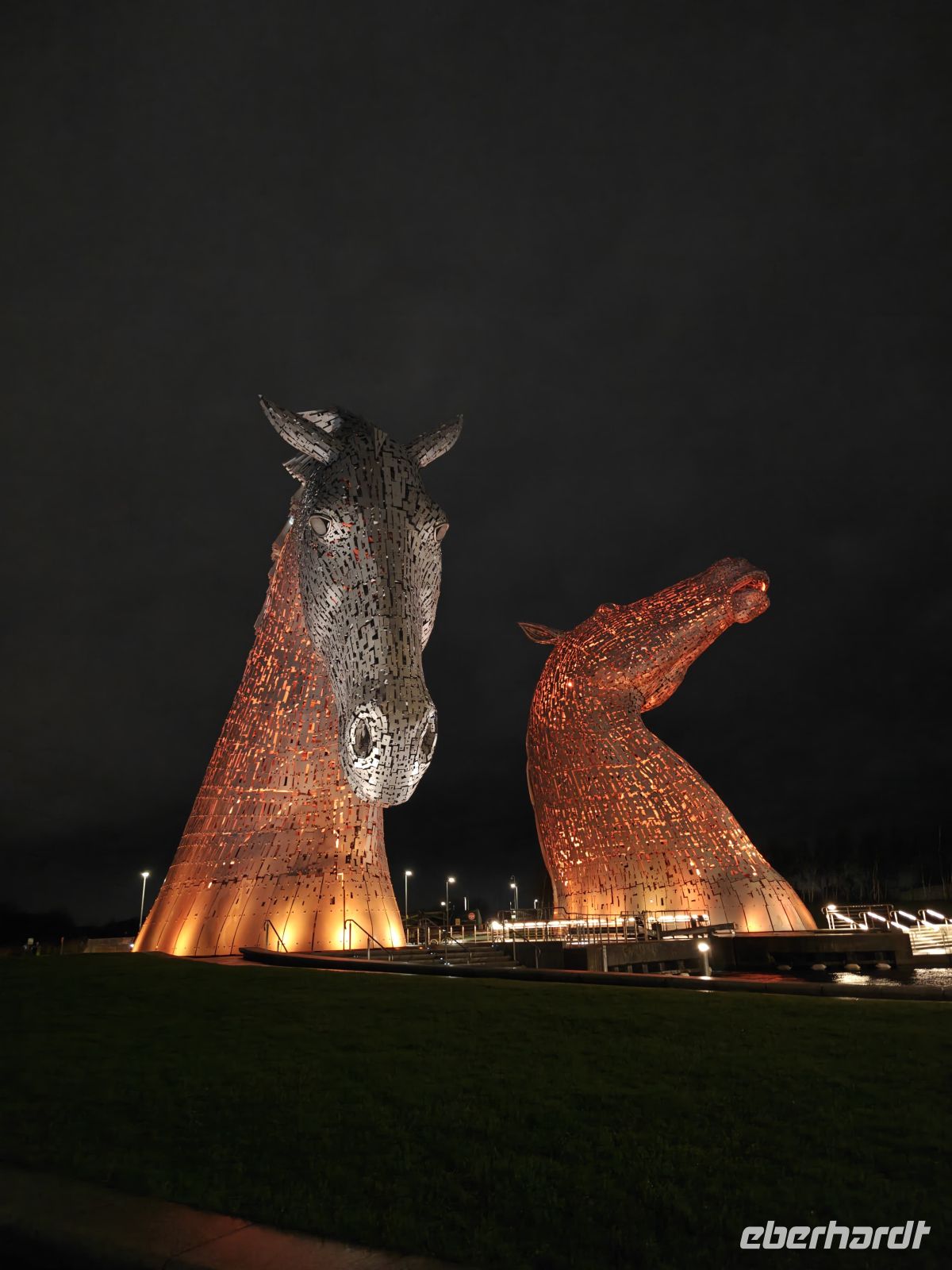 Helix Park und Kelpies