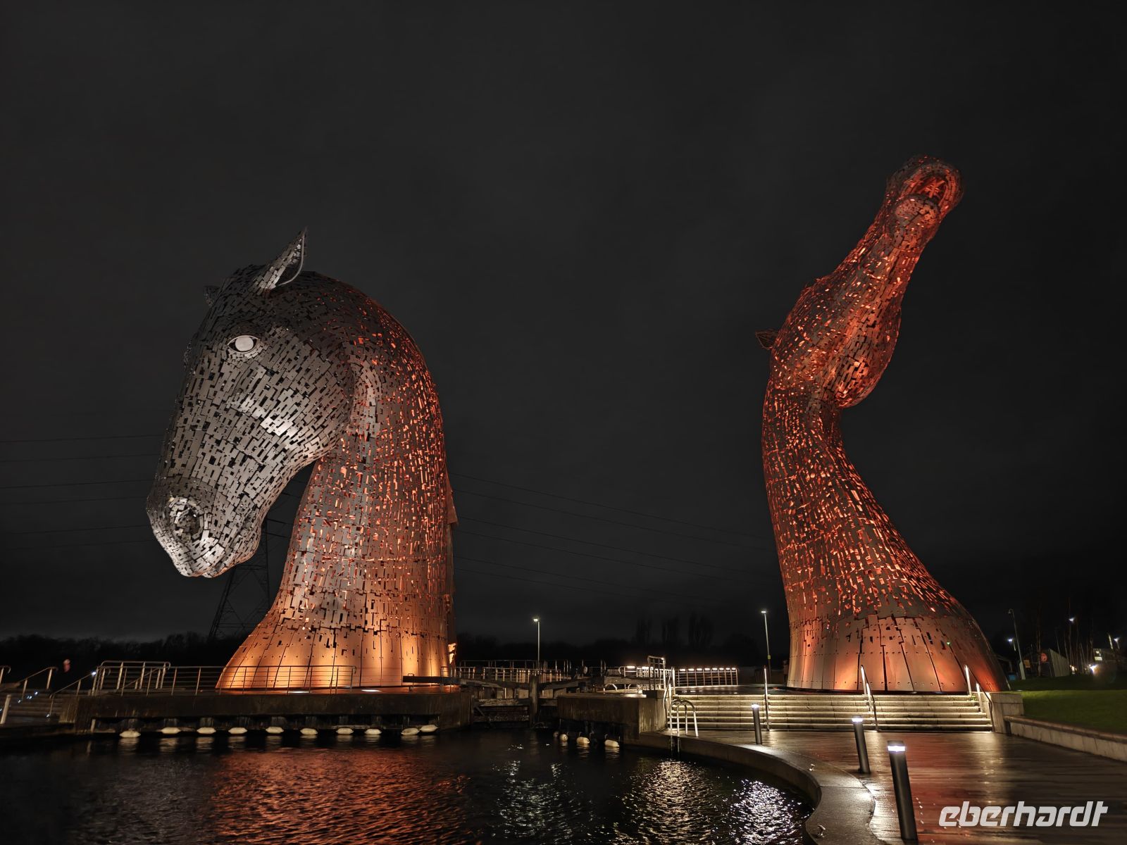 Helix Park und Kelpies