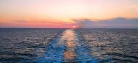 309 Auf der Fähre KingsSeaways, Sonnenuntergang auf der Nordsee