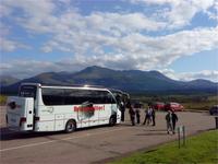 Bus am Commando Memorial & Ben Nevis