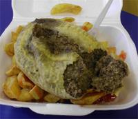 Haggis mit Chips