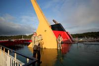 Fotoshooting auf der Fähre nach Ullapool