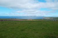 Blick auf die Bucht Scapa Flow, Orkney-Inseln
