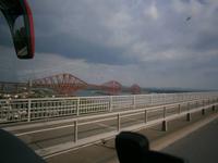 Fahrt über die Forth Road Bridge