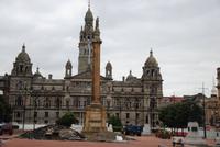 Glasgow - George Square - mit Rathaus  von Glasgow