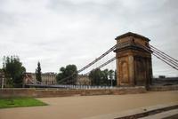 Eine der vielen Brücken in Glagow über deb River Clyde
