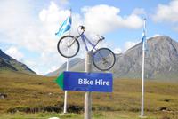 Clen-Coe Skicenter - Beginn der kurzen Wanderung