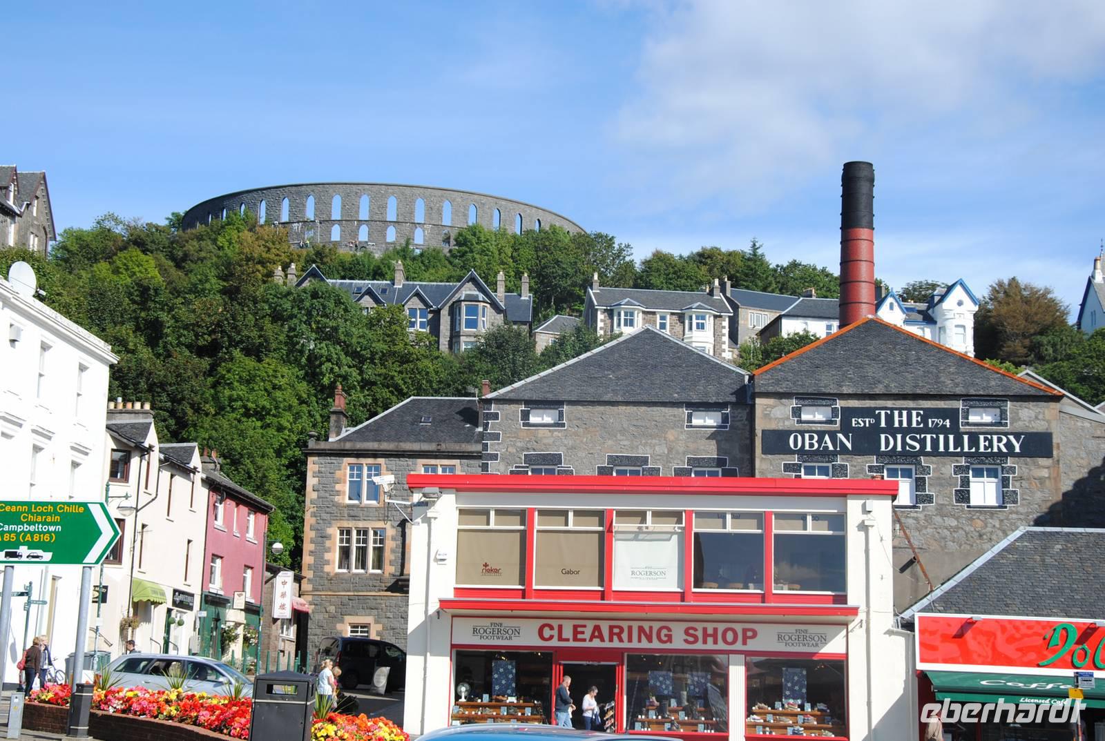 Oban - Blick auf den McCaig´s Tower