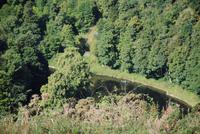 Blick ins Tal vom Scott`s View aus