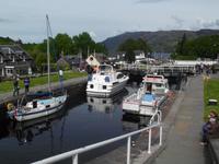 Die Schleusentreppe in Fort Augustus