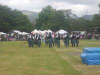Bandeinlage bei den Highland-Games von Luss