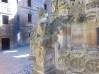 Stuart-Brunnen im Hof von Linlithgow Palace