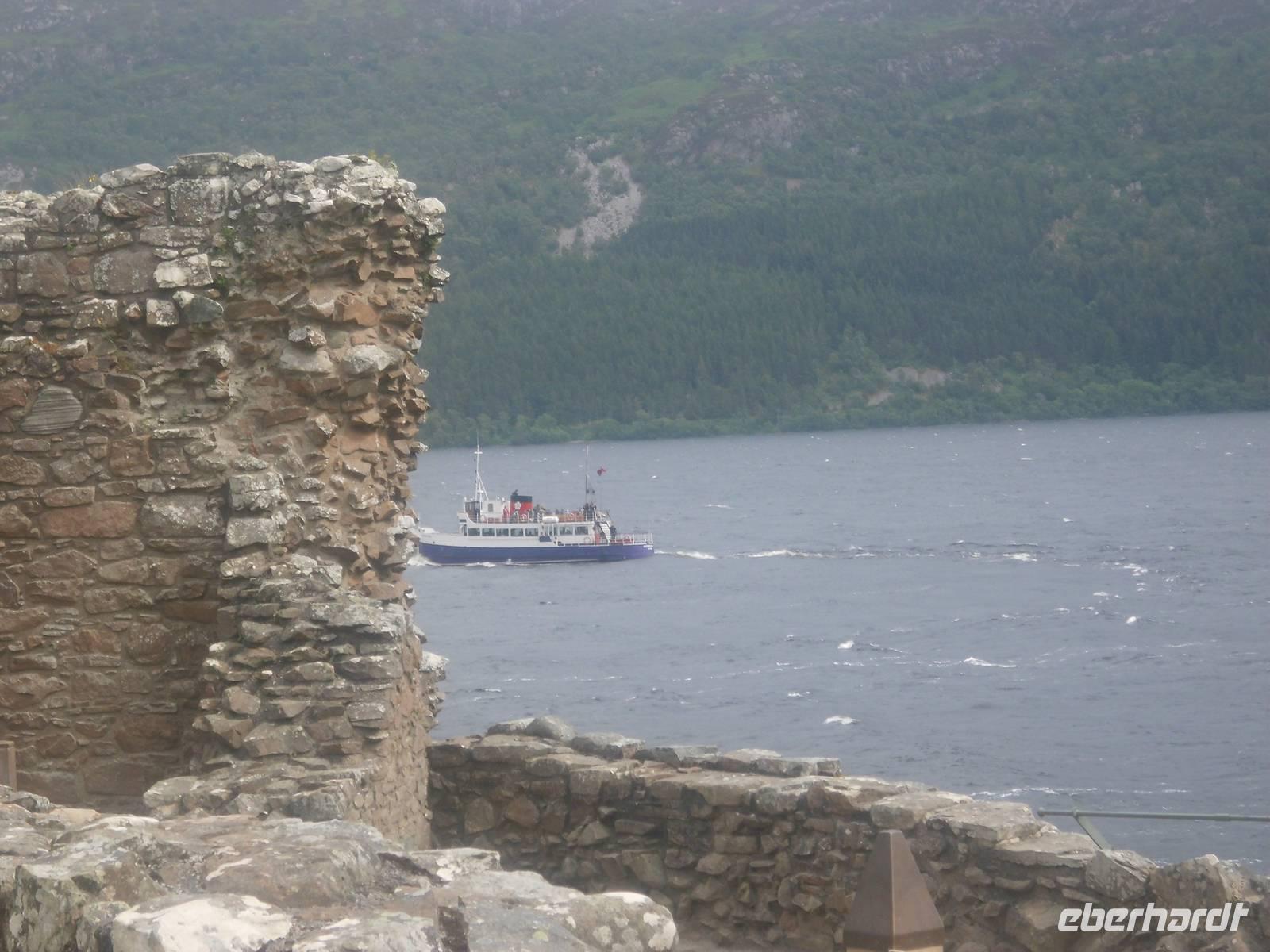 Loch Ness, vom Urquhardt Castle her