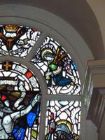 Fort George Kapelle mit Dudelsack spielendem Engel