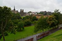 228 Edinburgh, Princess Street Gardens mit Nationalgallerie