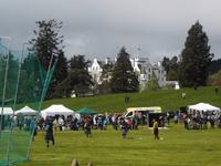 Festspielgelände der Highlandgames bei Blair Castle