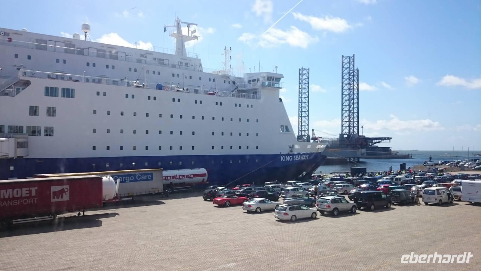 Start im Hafen von Amsterdam