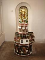 Trommeln der Highländer in der Kapelle von Fort George