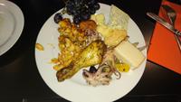 Abendessen vom Buffet