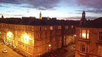 Abendstimmung über Glasgow