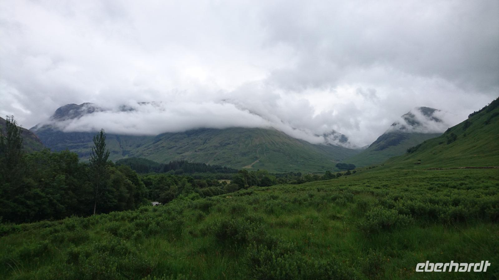 Blick ins Glen Coe