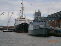 Edinburgh - Hafen Leith - königliche Yacht Britannia