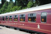 Eine Seltenheit - The Royal Scotsman am Bahnhof von Boat of Garten 