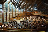 Parlamentsgebäude von Innen - Plenarsaal