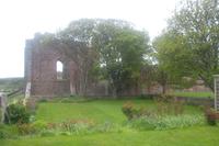 Ruinen von Lindisfarne Abbey, Holy Island