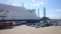 Start im Hafen von Amsterdam