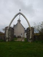 Torbogen aus Wal-Unterkiefer, Norden der Insel Lewis