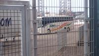 Wieder auf dem Festland im Fährhafen von Amsterdam-Ijmuiden