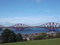 historische Eisenbahnbrücke über den Firth of Forth