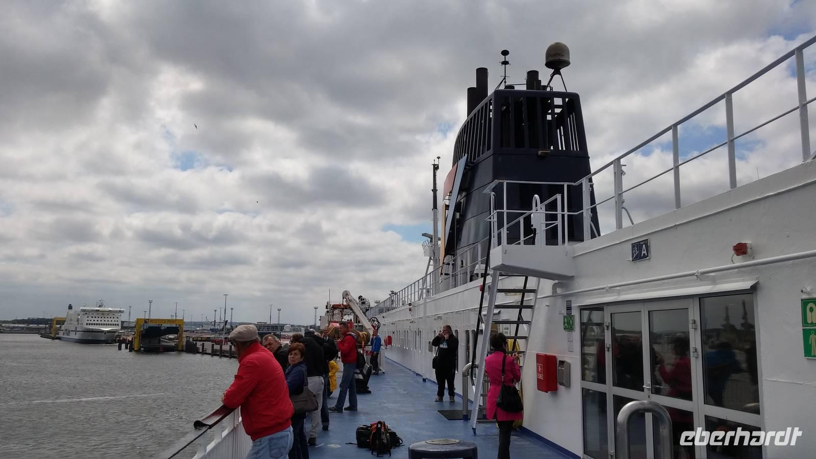 Auf der Fähre in Rostock