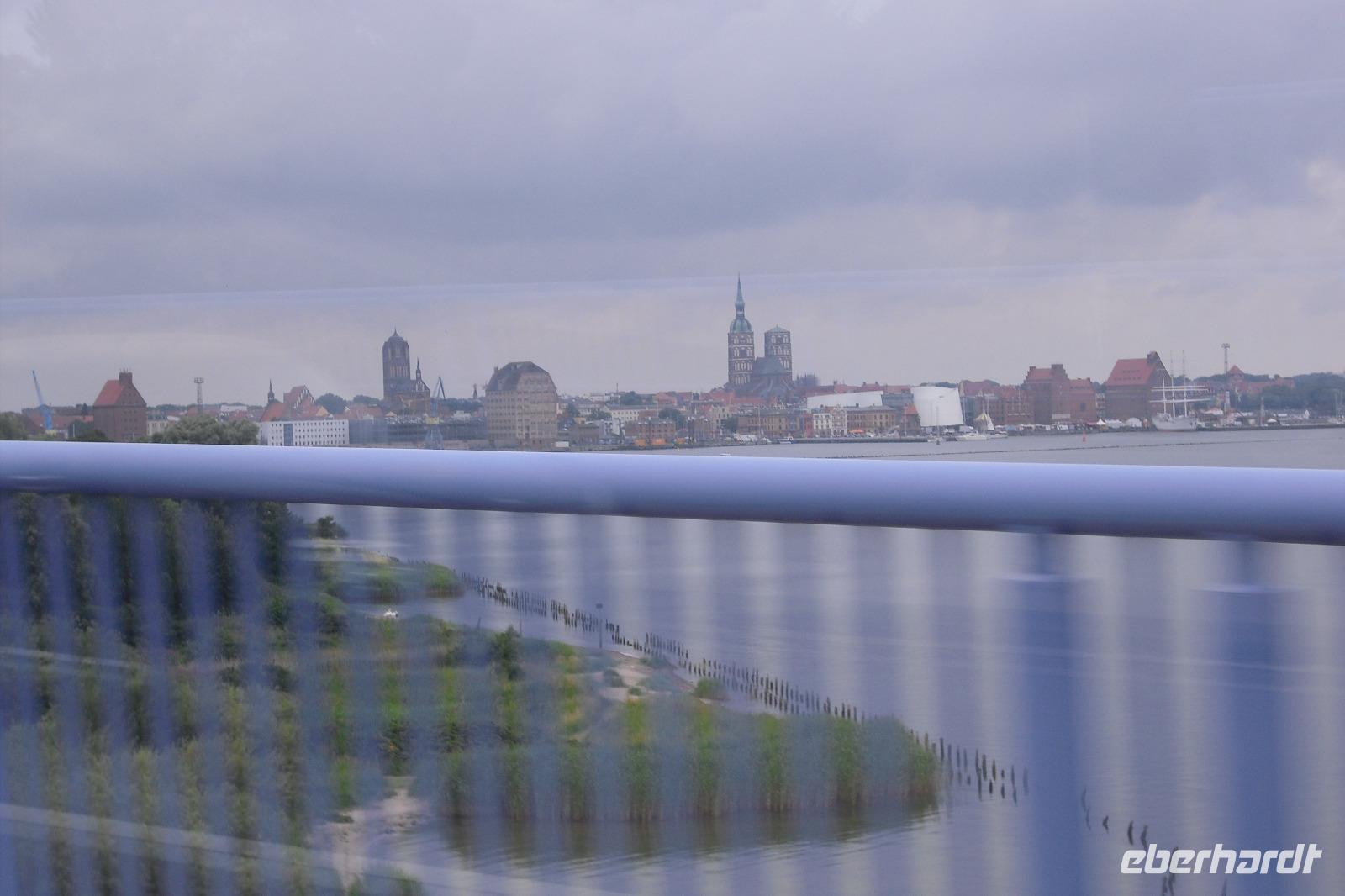 Stralsund im Vorbeifahren