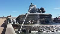 Kopenhagen Friedrichstadt Brunnen mit Stieren