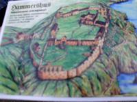 die historische Burganlage von Hammershus