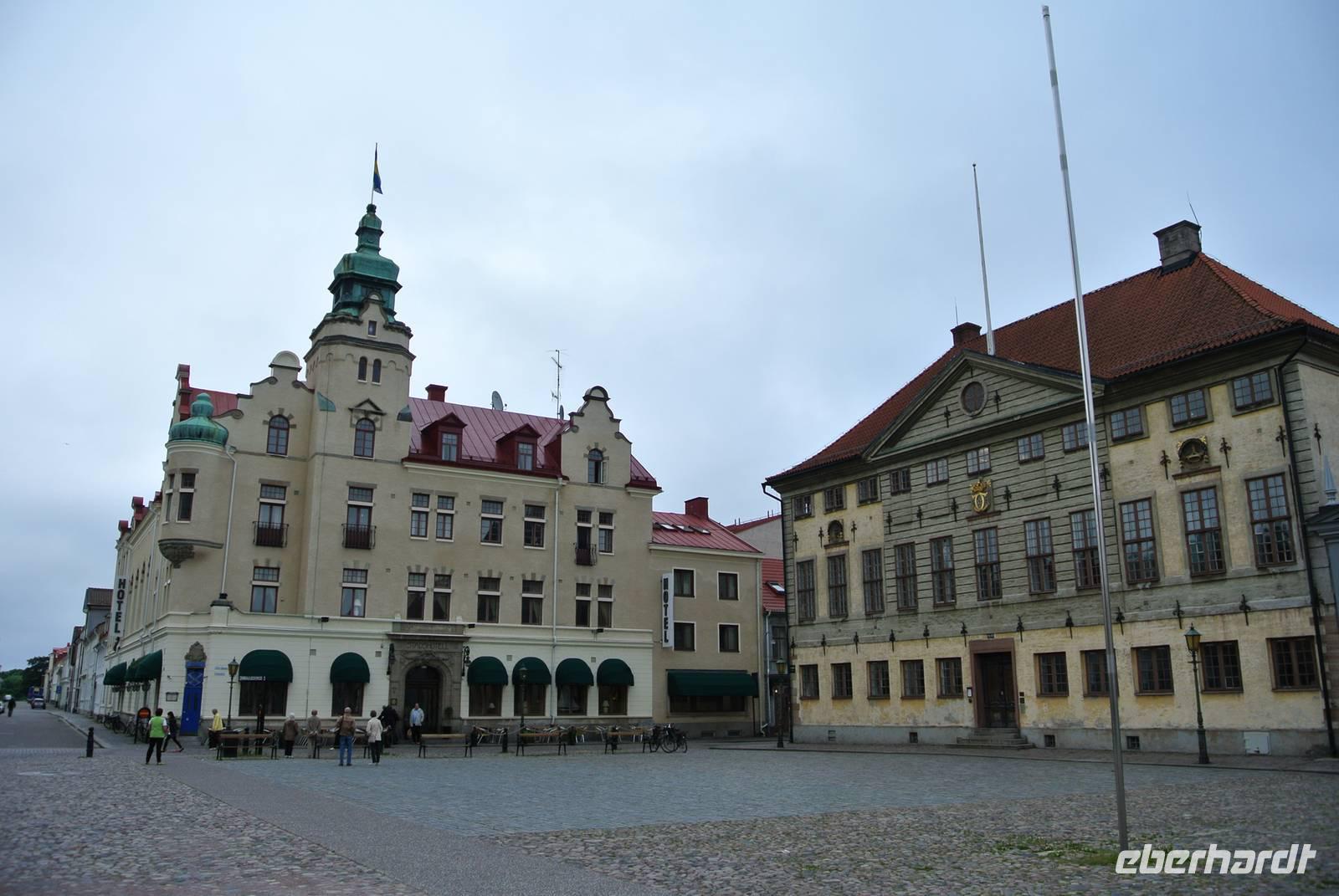 Hotel und Rathaus in Kalmar