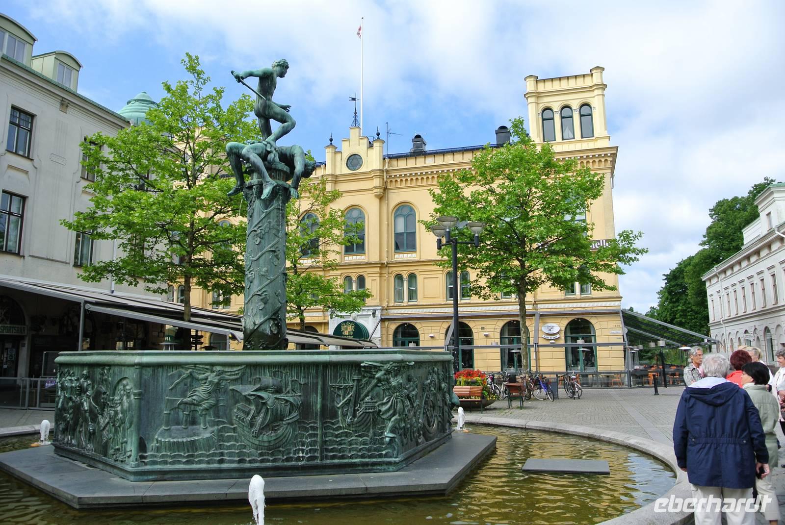 Kleiner Marktplatz in Kalmar