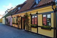 Typische Häuser in Ystad