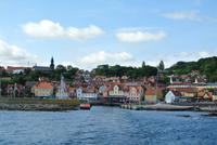 Gudhjem von der Fähre aus