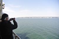 Fähre von Bornholm nach Sassnitz. Rügen in Sicht 