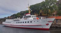 Schiff in Christiansö Erbeseninsel