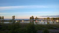 Der Vänern am Hafen von Vänersborg