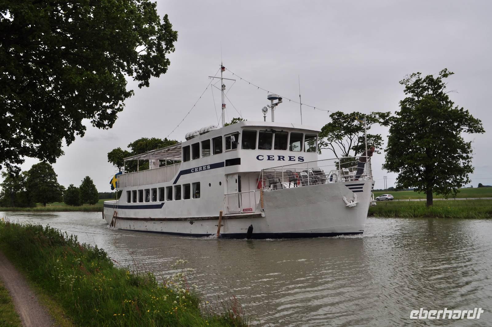 Radetappe Göta Kanal von Motala nach Berg (Linköping)