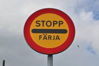 An der Fähre über den Fjärd Bråviken